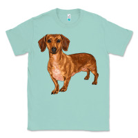 Seafoam dachshund Classic Tee - RanaPortraitStore
