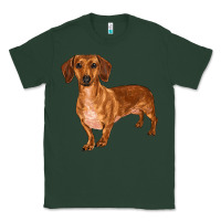 Sports Green dachshund Classic Tee - RanaPortraitStore
