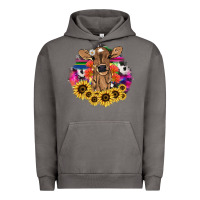 Pigment Tornado baby cow flower Urban Hoodie - NancyCooperArtShop