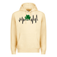 Pina Colada shamrock heartbeat Premium Hoodie - MaliasSmallBusiness