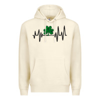 Sandshell shamrock heartbeat Premium Hoodie - MaliasSmallBusiness