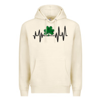 Tofu shamrock heartbeat Premium Hoodie - MaliasSmallBusiness