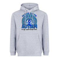 Heather Grey we wear blue for autism accept understand love Heavyweight Hoodie - Artiststas