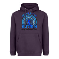 Plum we wear blue for autism accept understand love Heavyweight Hoodie - Artiststas