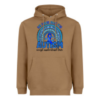 Toasted Coconut we wear blue for autism accept understand love Heavyweight Hoodie - Artiststas