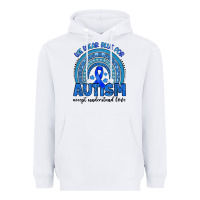 White we wear blue for autism accept understand love Heavyweight Hoodie - Artiststas