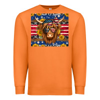 Carrot 4th of july longhaired cow tumbler Premium Sweatshirt - Jasminsmagicworld