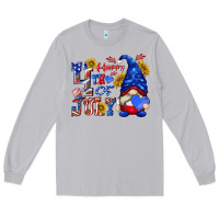 Moon Dust happy 4 th of july Long Sleeve Tee - texasbilliewilder