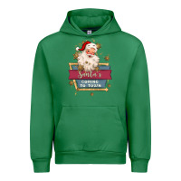 Emerald santa's coming to town Urban Hoodie - MaliasSmallBusiness
