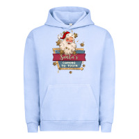 Pigment Grape Ice santa's coming to town Urban Hoodie - MaliasSmallBusiness