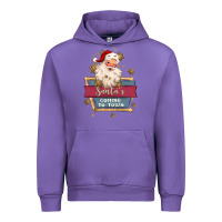 Tulip santa's coming to town Urban Hoodie - MaliasSmallBusiness