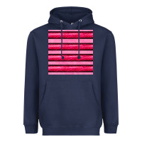 Valentines Day Zebra Stripes Seamless Pattern Heavyweight Hoodie | Teevron