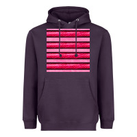 Plum valentines day zebra stripes seamless pattern Heavyweight Hoodie - BundleAndBundleShop