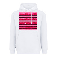 White valentines day zebra stripes seamless pattern Heavyweight Hoodie - BundleAndBundleShop