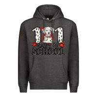Charcoal Heather 101 days of school Premium Hoodie - MaliasSmallBusiness