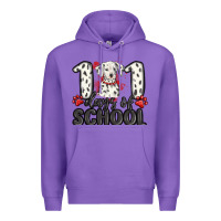 Purple 101 days of school Premium Hoodie - MaliasSmallBusiness