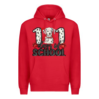 Red 101 days of school Premium Hoodie - MaliasSmallBusiness