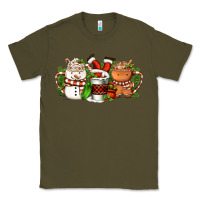 Christmas Coffee Cups Classic Tee | Teevron