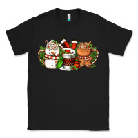 Black Christmas coffee cups Classic Tee - FaDigitalArtStudio