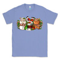 Colony Blue Christmas coffee cups Classic Tee - FaDigitalArtStudio