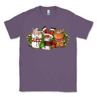 Lavender Christmas coffee cups Classic Tee - FaDigitalArtStudio