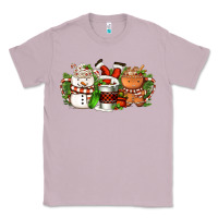 Lilac Christmas coffee cups Classic Tee - FaDigitalArtStudio