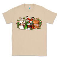 Mushroom Christmas coffee cups Classic Tee - FaDigitalArtStudio