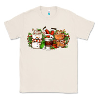 Natural Christmas coffee cups Classic Tee - FaDigitalArtStudio