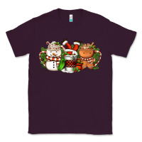 Plum Christmas coffee cups Classic Tee - FaDigitalArtStudio