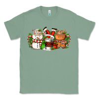 Sage Christmas coffee cups Classic Tee - FaDigitalArtStudio