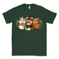 Sports Green Christmas coffee cups Classic Tee - FaDigitalArtStudio