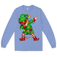 Colony Blue dabbing elf Long Sleeve Tee - Zillion Design Studio