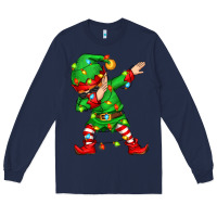 Navy dabbing elf Long Sleeve Tee - Zillion Design Studio