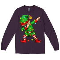 Plum dabbing elf Long Sleeve Tee - Zillion Design Studio