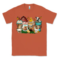 Copper farm animals coffee cups Classic Tee - Zillion Design Studio