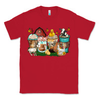 Red farm animals coffee cups Classic Tee - Zillion Design Studio
