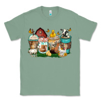 Sage farm animals coffee cups Classic Tee - Zillion Design Studio