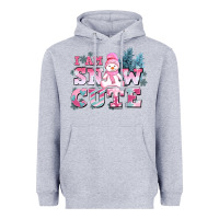 Heather Grey i am snow cute Heavyweight Hoodie - AdoDesignShop