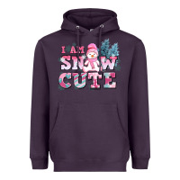 Plum i am snow cute Heavyweight Hoodie - AdoDesignShop