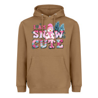 I Am Snow Cute Heavyweight Hoodie | Teevron