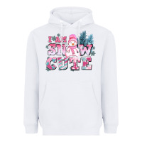 White i am snow cute Heavyweight Hoodie - AdoDesignShop