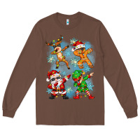 Chestnut dabbing christmas Long Sleeve Tee - Zillion Design Studio
