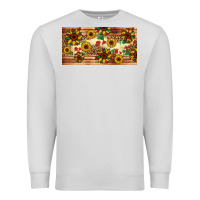 Dove Grey juneteenth sunflower's licence plate template Premium Sweatshirt - Artiststas