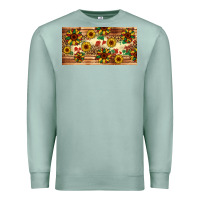 Seafoam juneteenth sunflower's licence plate template Premium Sweatshirt - Artiststas