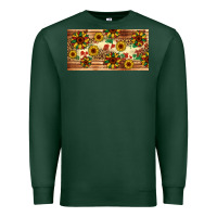 Sports Green juneteenth sunflower's licence plate template Premium Sweatshirt - Artiststas