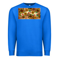 True Royal juneteenth sunflower's licence plate template Premium Sweatshirt - Artiststas