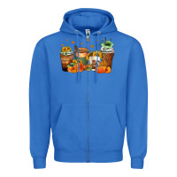 True Royal fall coffee cups Zipper Hoodie - Zillion Design Studio
