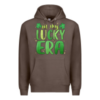 Coffee in my lucky era st. patrick's day Premium Hoodie - MaliasSmallBusiness