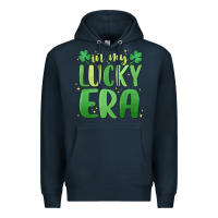 Navy in my lucky era st. patrick's day Premium Hoodie - MaliasSmallBusiness