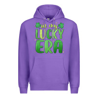 Purple in my lucky era st. patrick's day Premium Hoodie - MaliasSmallBusiness